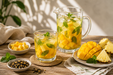 Costa Tropical: té frío de papaya y limón