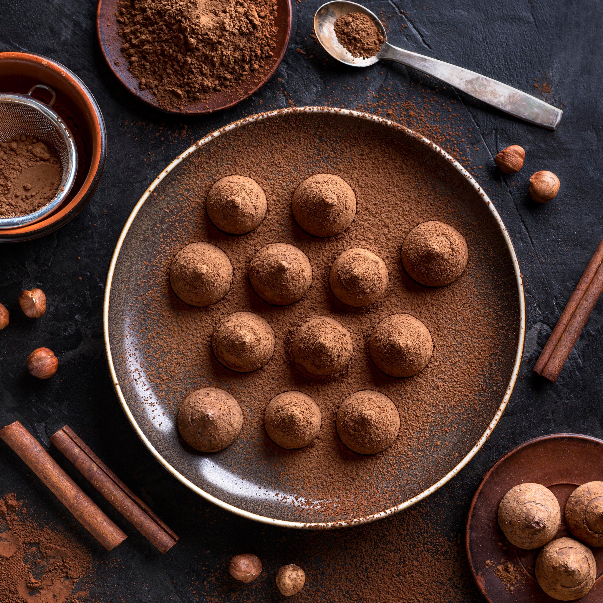Trufas de Chocolate infusionadas en Chai