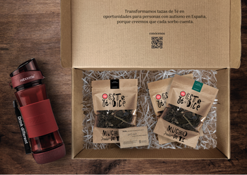 Caja Regalo - Tres tés con botella sostenible
